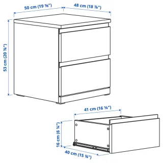 2 Mesitas de noche verde
