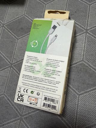 Cable MUVIT Lightning 3M Carga Rápida