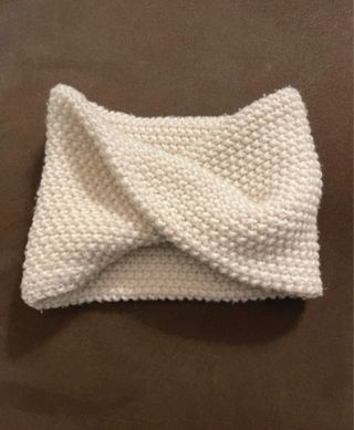 Scaldacollo Zara bianco/panna