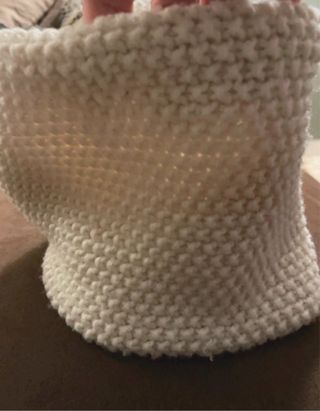 Scaldacollo Zara bianco/panna