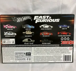 Pack Fast & Furious 10x Mazda Hot Wheels