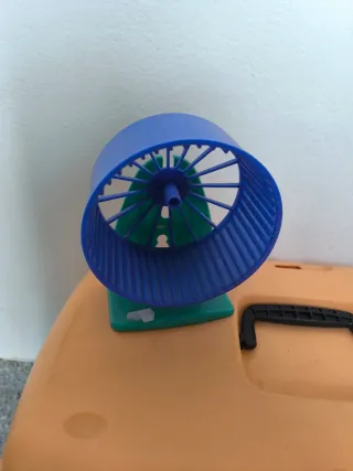 Rueda para hámster de plástico