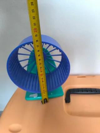 Rueda para hámster de plástico