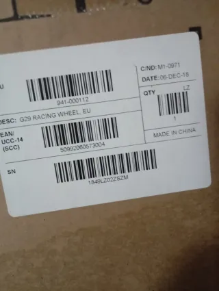 Volante Logitech G29 PS4/PS5/PC NUEVO