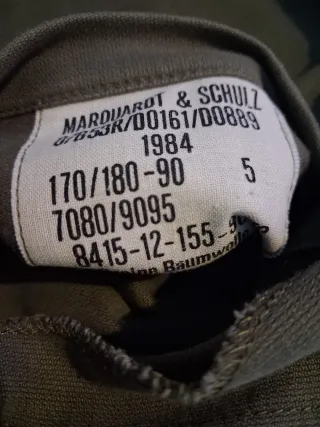 Chaqueta militar bandera Alemania