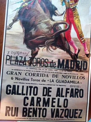 Locandina Corrida Plaza Toros Madrid 1986