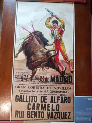 Locandina Corrida Plaza Toros Madrid 1986