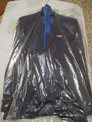 Traje de chaqueta y pantalón azul
