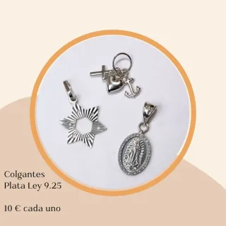 Colgantes Plata Ley 9.25