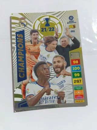 Cromos Champions 21-22 Real Madrid
