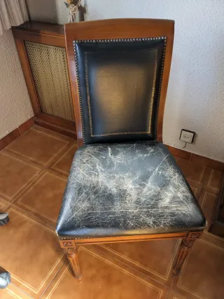 Escritorio estilo inglés doble pedestal