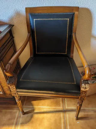 Escritorio estilo inglés doble pedestal