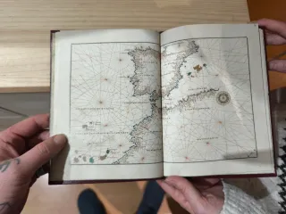 Facsímil Portulano Alta Calidad antiguo