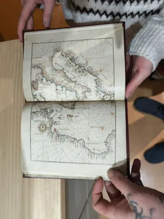 Facsímil Portulano Alta Calidad antiguo