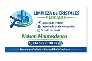 Servicio limpieza cristales y locales por horas