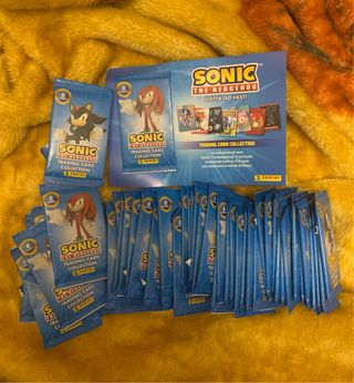 50 Sobres Cartas Sonic The Hedgehog Panini