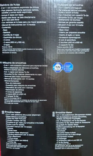 Batidora y Exprimidora SilverCrest 2 en 1