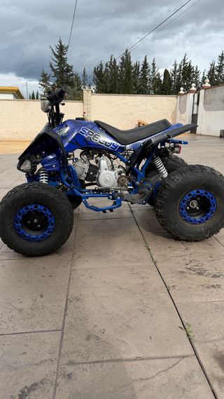 Mini Quad Azul y Negro Todoterreno