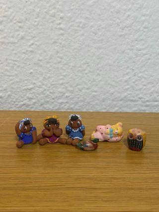 Lote 10 Miniaturas Barro y Cerámica Vintage