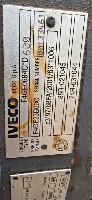 MOTOR IVECO 175 CV - F4GE0684C*D