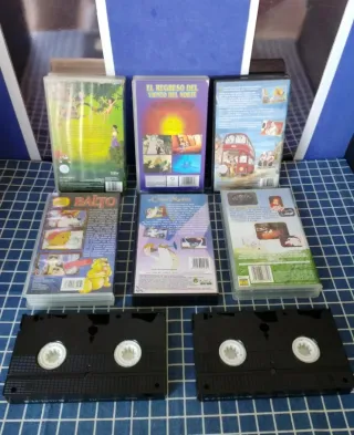 8 VHS PELÍCULAS INFANTILES ORIGINALES
