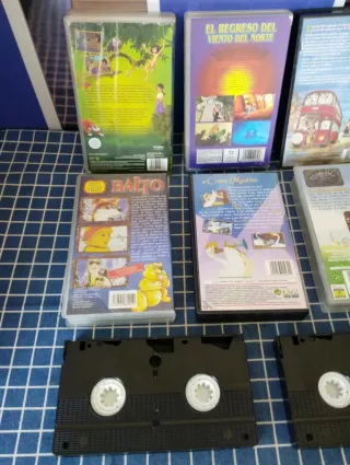 8 VHS PELÍCULAS INFANTILES ORIGINALES