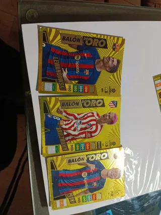 3 Cromos Balón de Oro 22-23 Panini