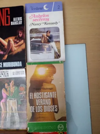9 libros eróticos, románticos de adultos. Vintage
