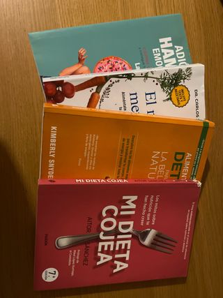Lote libros de nutricion