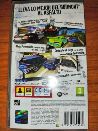 Juego PSP Burnout Legends EA
