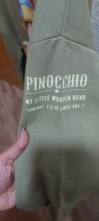 Sudadera Stradivarius Disney Talla S Beige