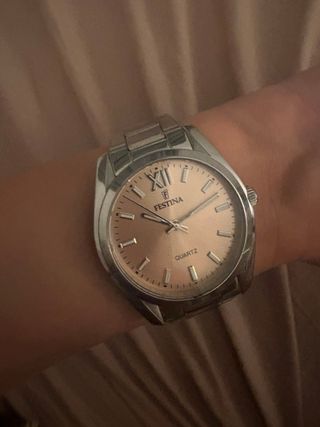 Reloj Festina Plata y Rosa