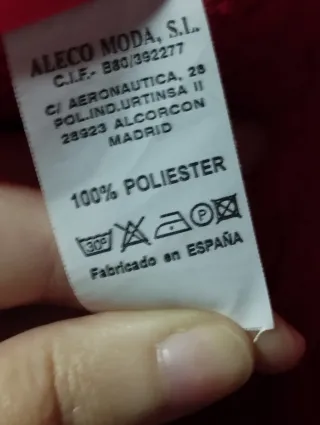 Vestido fiesta señora rojo