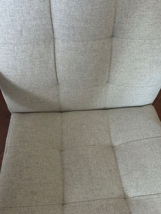 Mecedora Poang de madera con tela gris Ikea