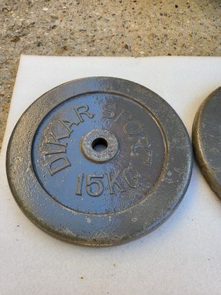 Discos de peso DYCAR SPORT 15kg