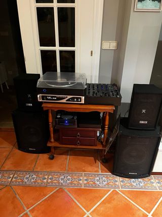 Etapa de Potencia AC PA-200 + Reproductor CD DJ