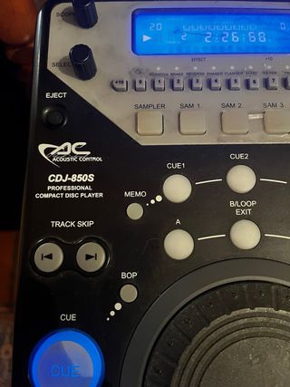 Etapa de Potencia AC PA-200 + Reproductor CD DJ