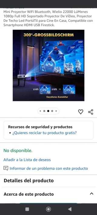 Proyector Blanco y Negro