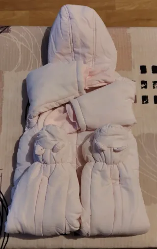 Buzo rosa Benetton Baby calentito