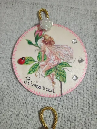 Set 4 Decorazioni Fate Stagioni