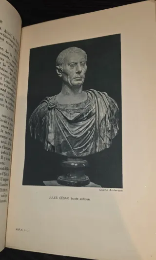 1933, Historia Francia -Libro antiguo encuadernado