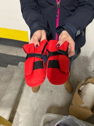 Manoplas de esquí rojas Spyder