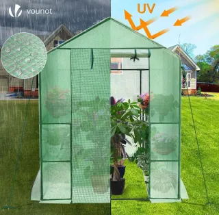 Invernadero Jardín 143x215x195 cm Vivero