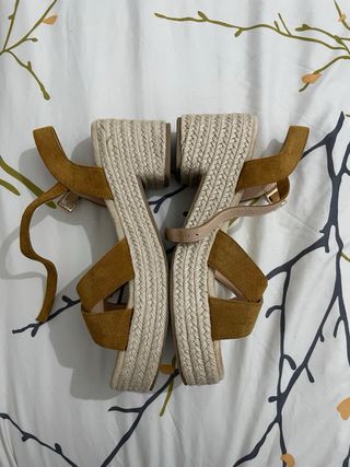 Sandalias Cuña Alpargata Talla 40