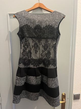 Vestido corto fiesta encaje