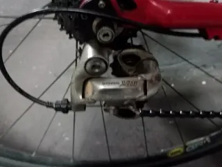 Bicicleta Cannondale Saeco CAAD4 Roja