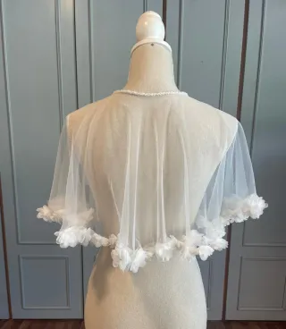 Capa Novia Flores Tul