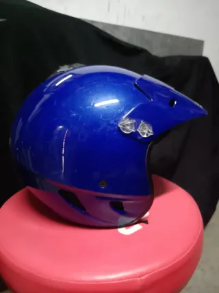 Casco Hebo trial Azul