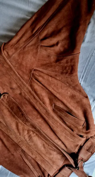 Chaqueta Cuero Vintage American Imprex Marrón