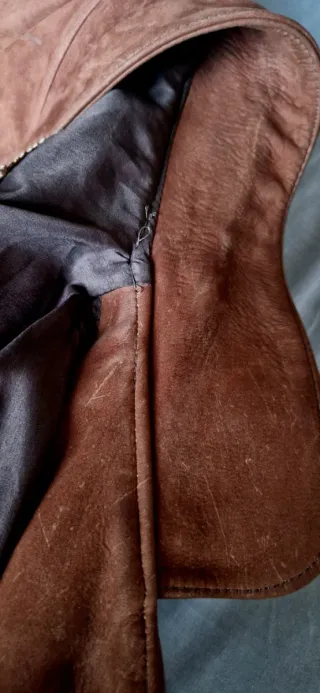 Chaqueta Cuero Vintage American Imprex Marrón